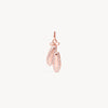 Ballet Slippers Charm Rose Gold back