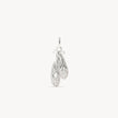 Ballet Slippers Charm Silver