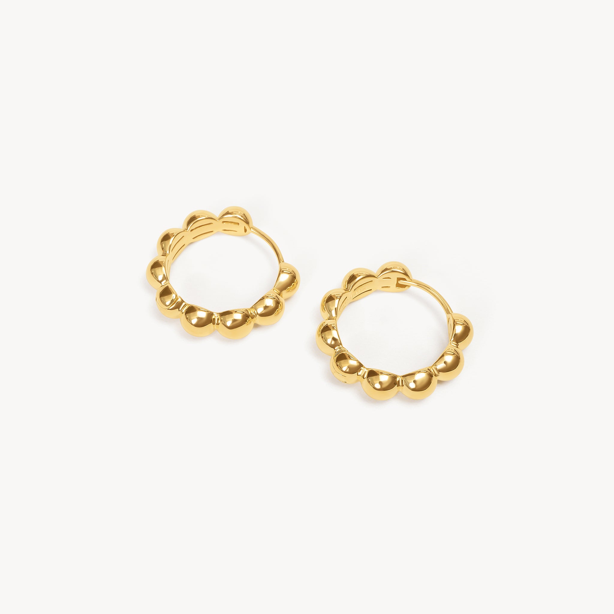 Bubbly Hoop Earrings