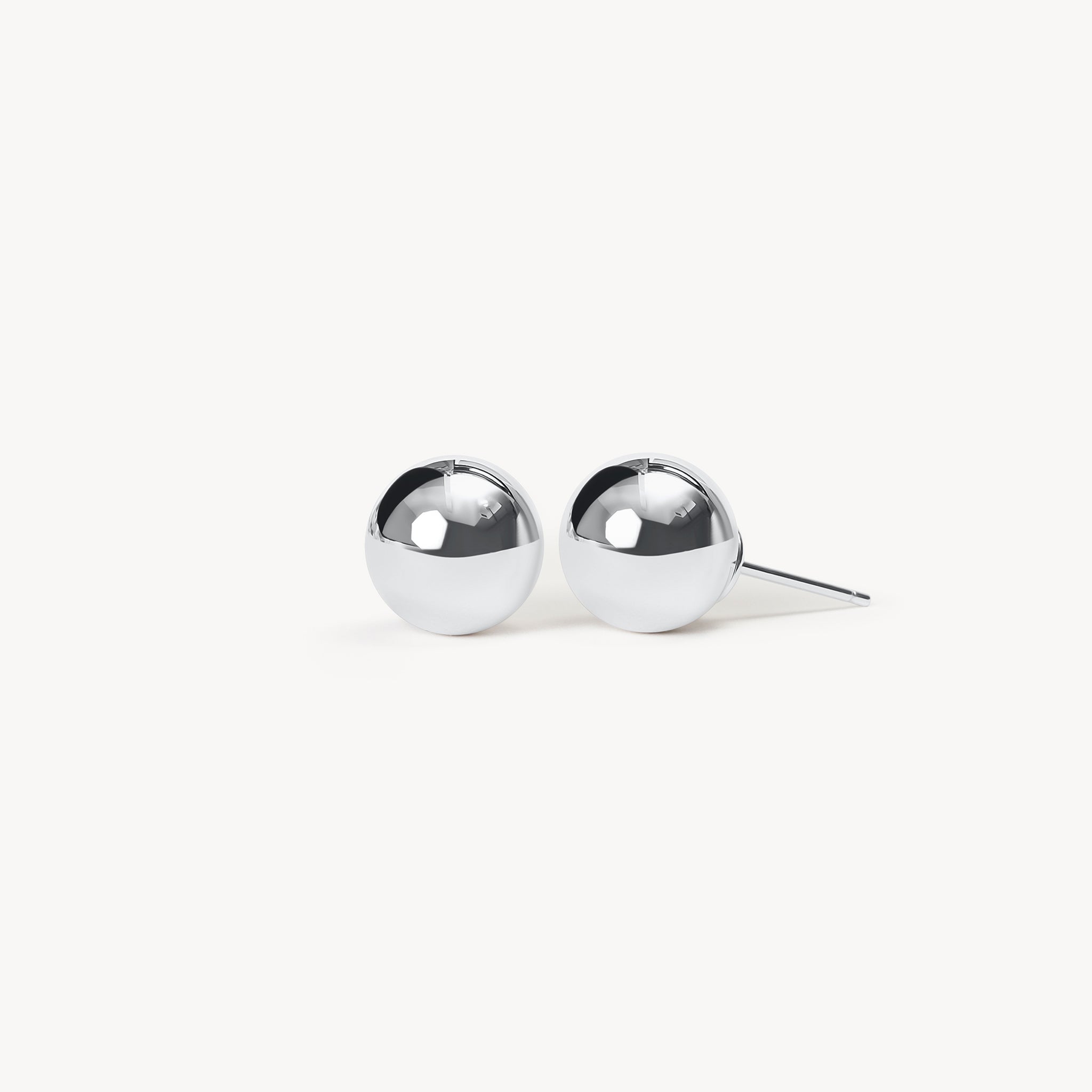 Bubbly Stud Earrings Silver