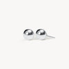 Bubbly Stud Earrings Silver