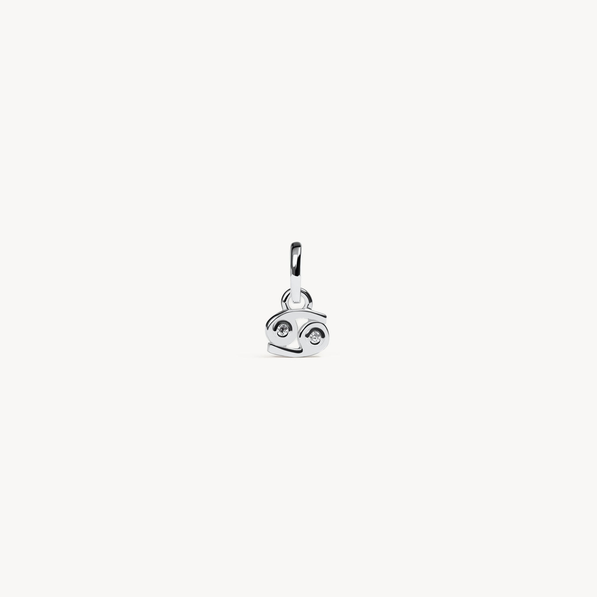 Zodiac Charm Cancer Silver