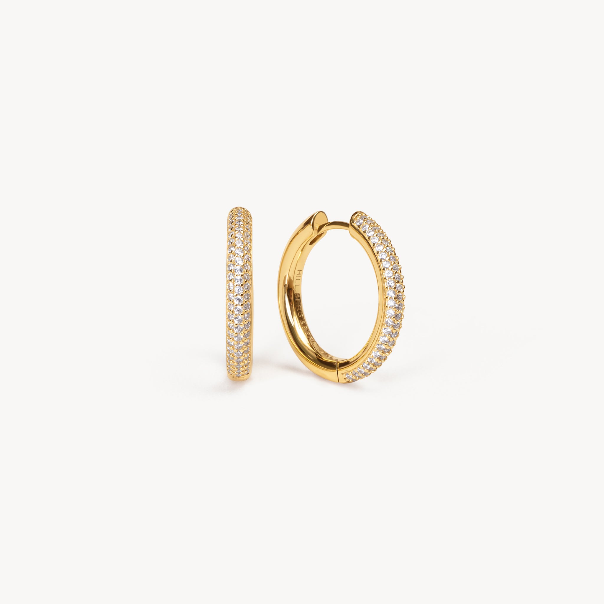 Catherine Pavé Hoop Earrings