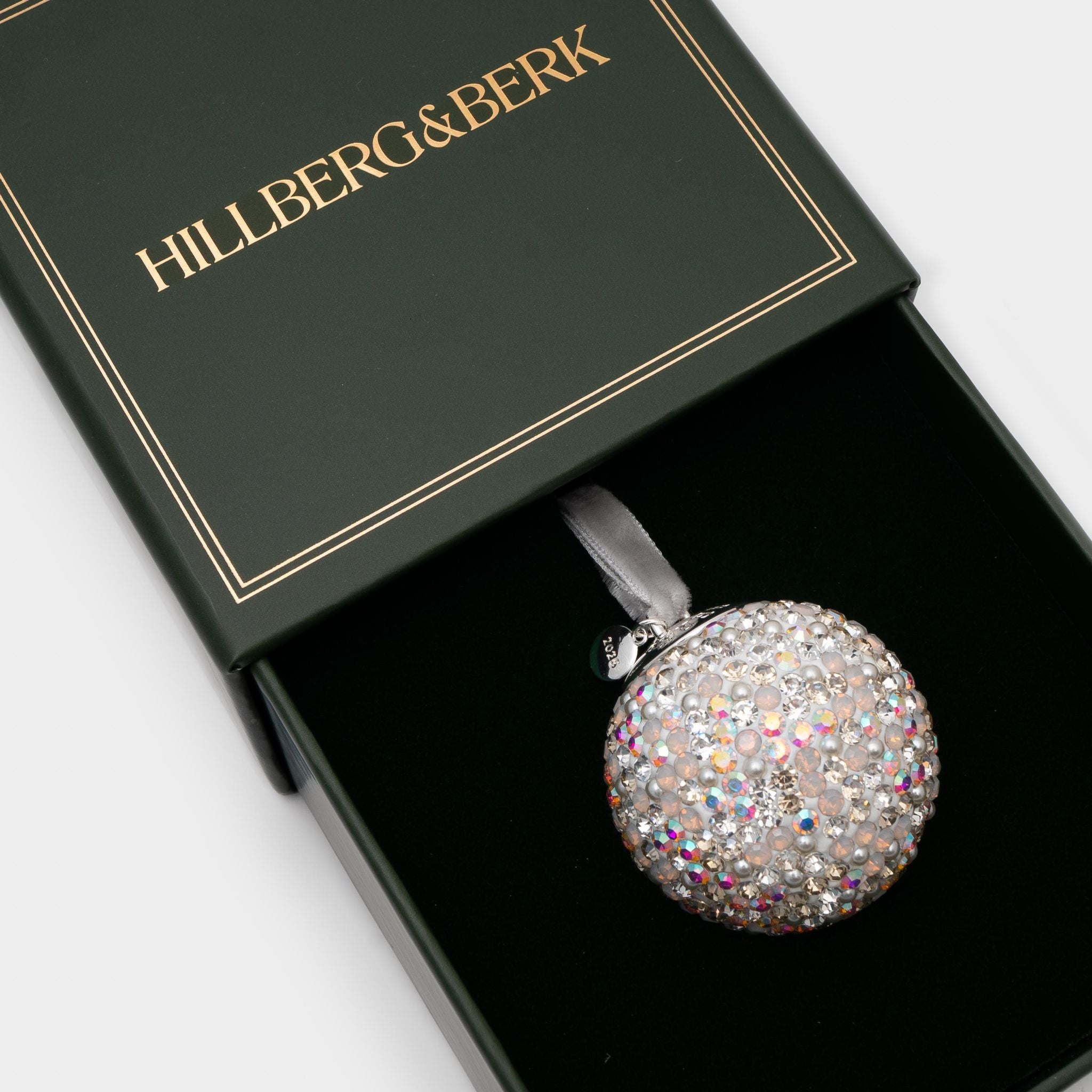 Celestial Frost Holiday Ornament in packaging
