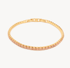 Champagne Tennis Bracelet