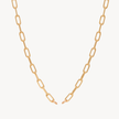 Clip Charm Chain Necklace — Gold with no link