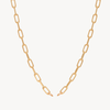 Clip Charm Chain Necklace — Gold with no link