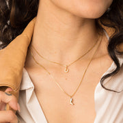 Ride Boot Charm Gold on model