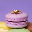 Cupid Heart Ring on macaron