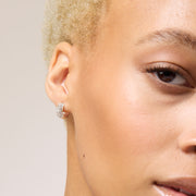 Nice List Holiday Gift Set - Sparkle Hoops on model