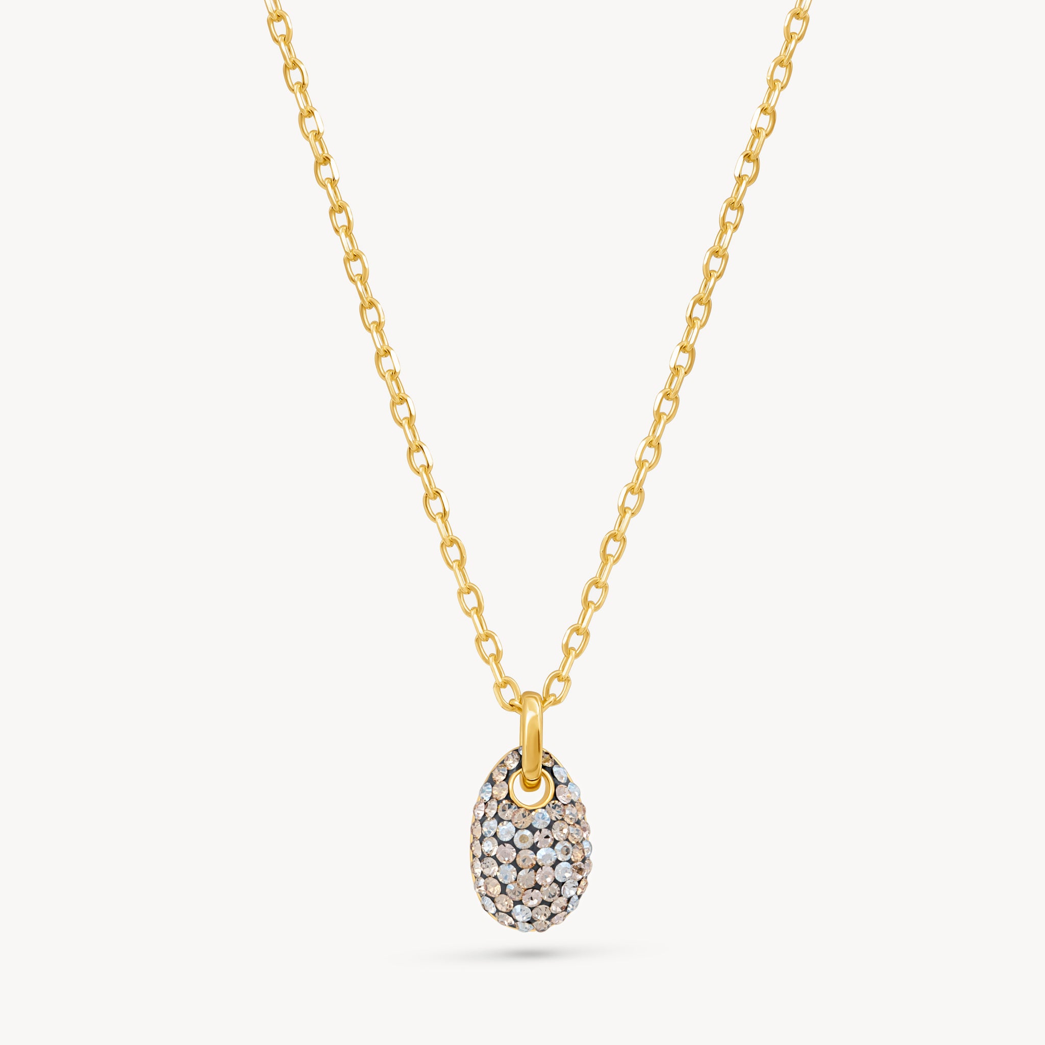 Dancing Queen Sparkle Pebble Charm Necklace