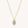 Dancing Queen Sparkle Pebble Charm Necklace
