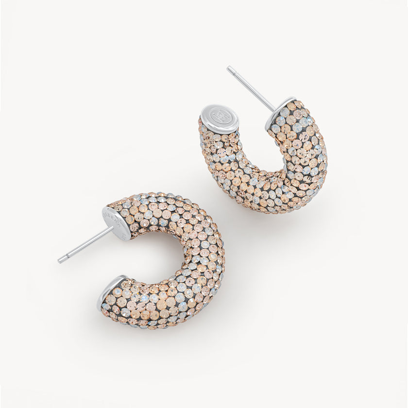 Dancing Queen Sparkle Chunky Hoops