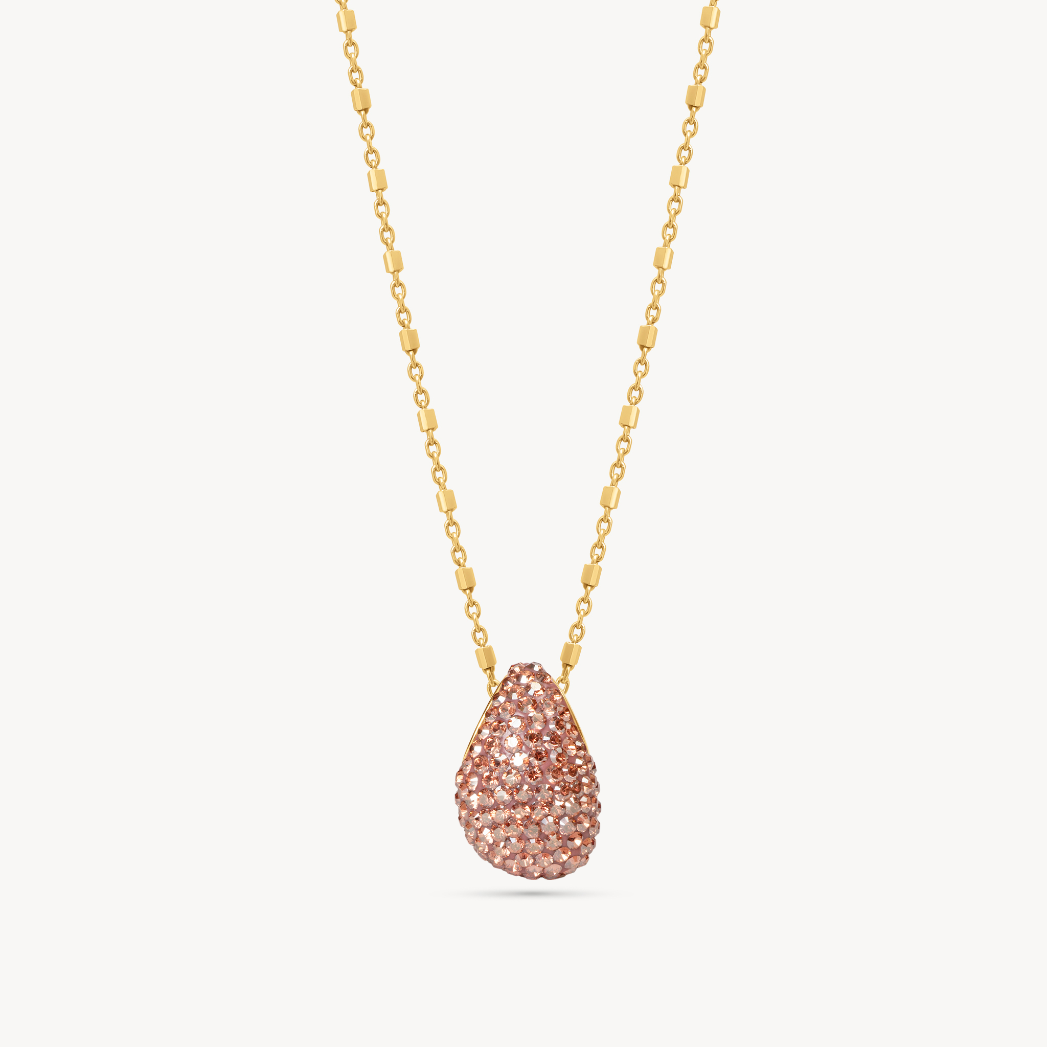 Desert Rose Sparkle Mini Drop Necklace