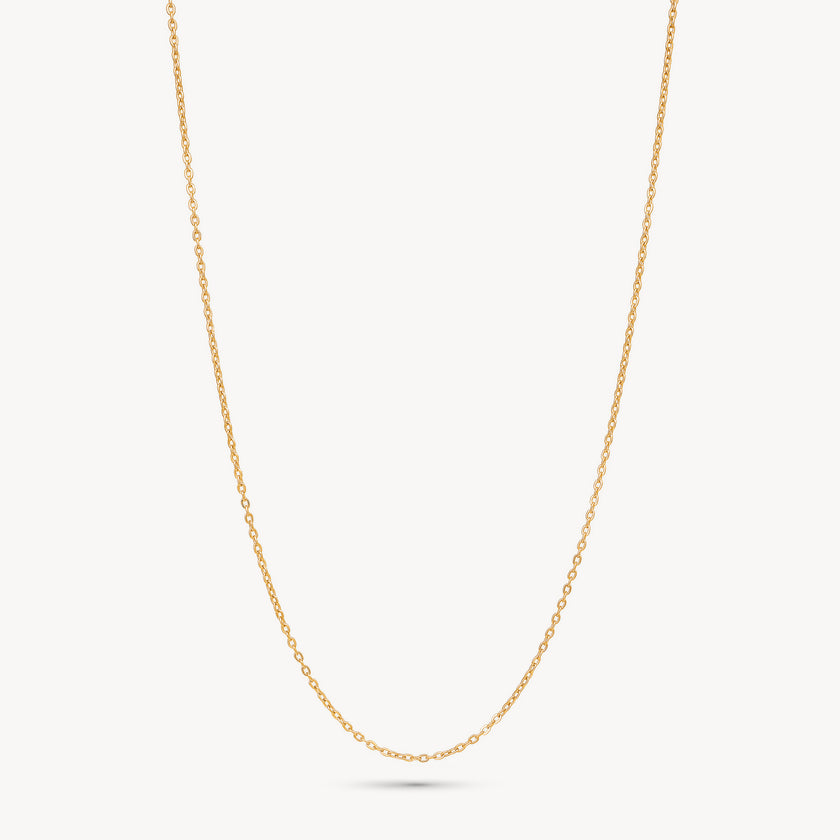 Gold Diamond Cut Chain