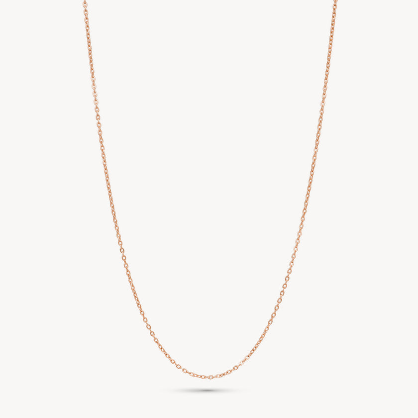 Rose Gold Diamond Cut Chain