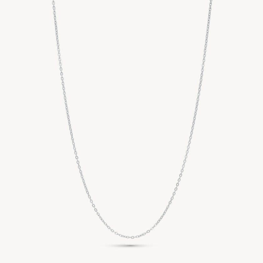 Silver Diamond Cut Chain