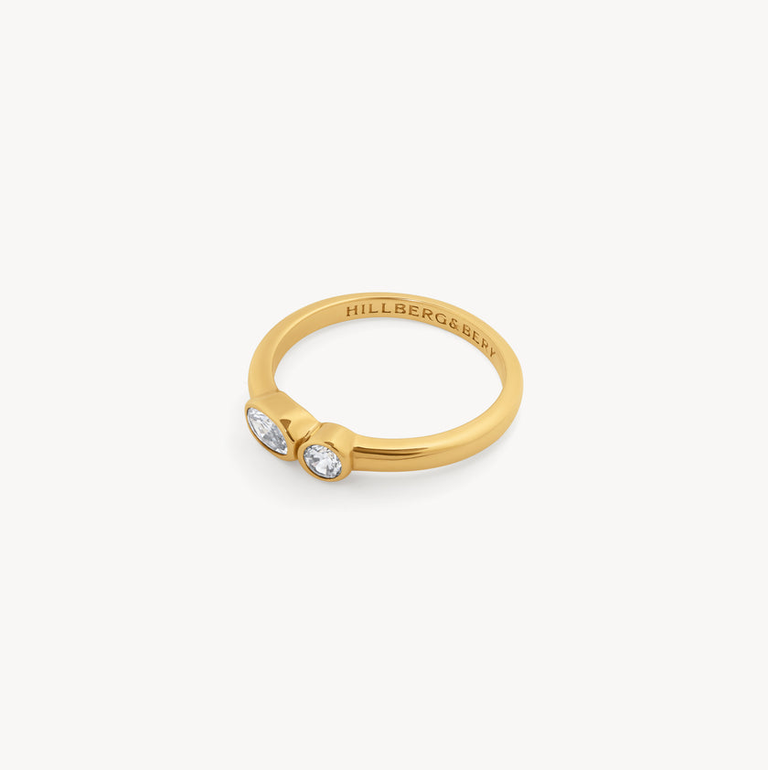 Double Bezel CZ Ring