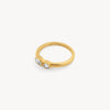 Double Bezel CZ Ring