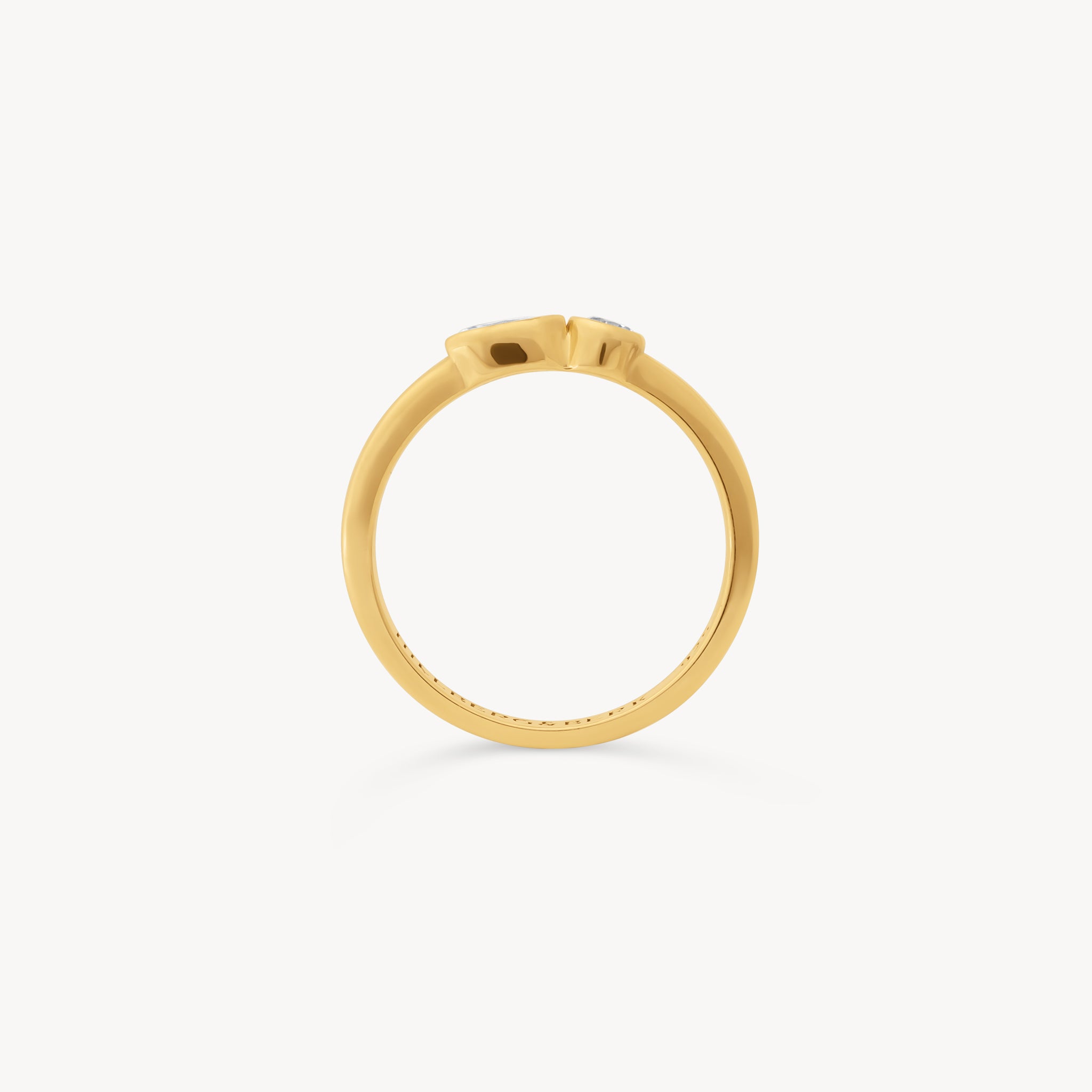 Double Bezel CZ Ring