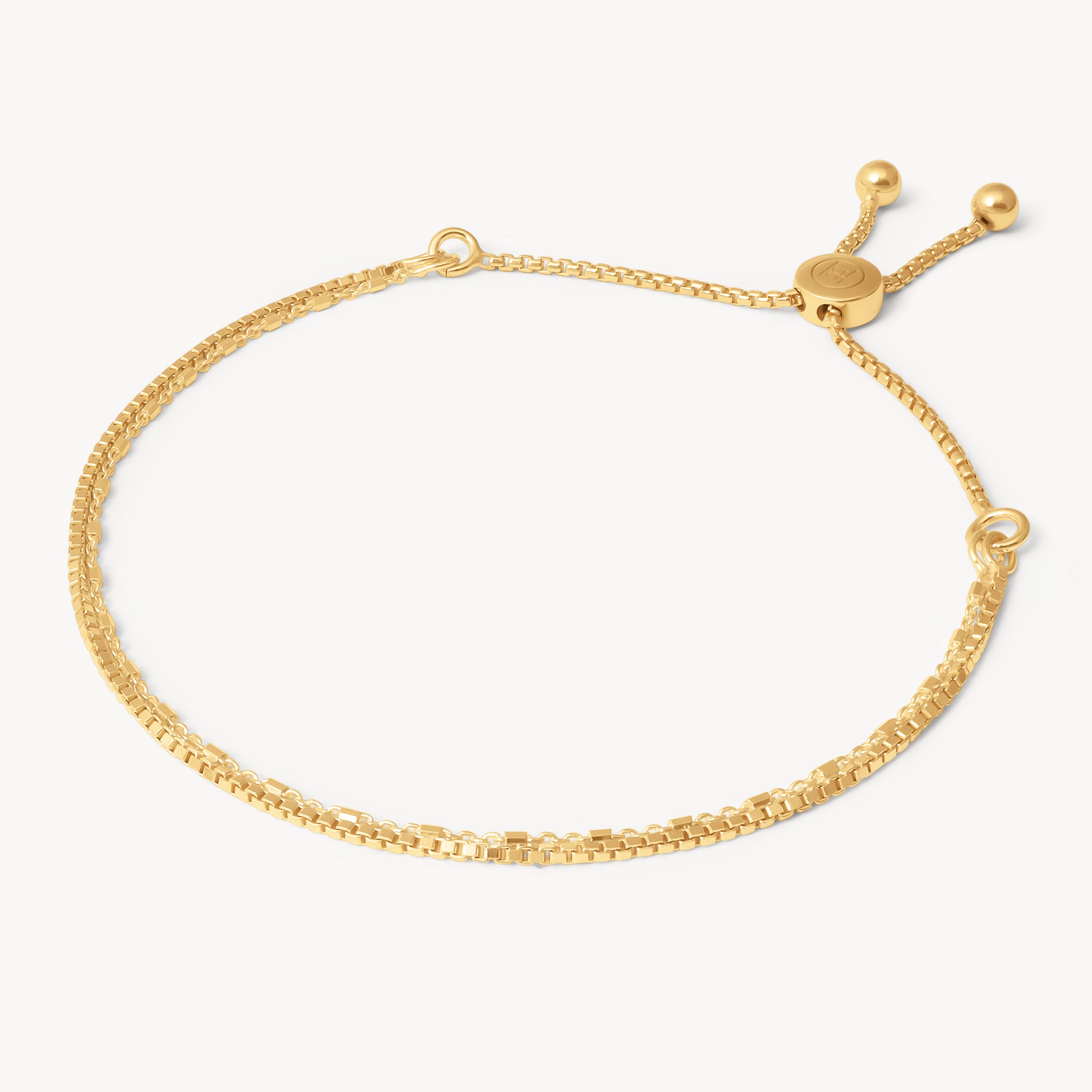 Double Chain Bracelet Gold
