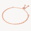 Double Chain Bracelet Rose Gold