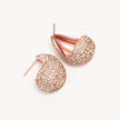 Dream Puff™ Sparkle Stud Earrings Rose Gold