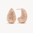 Rose Gold Dream Puff™ Sparkle Stud Earrings