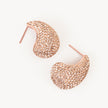 Dream Puff™ Sparkle Stud Earrings Rose Gold