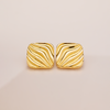 Gold Drift Statement Earrings