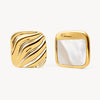 Gold Drift Statement Earrings