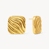 Gold Drift Statement Earrings