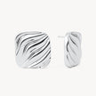 Silver Drift Statement Earrings
