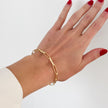 Era Chain Bracelet Gold on model