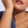 Era Chain Bracelet Silver on model