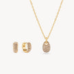 Everyday Sparkle Set in Soft Gold