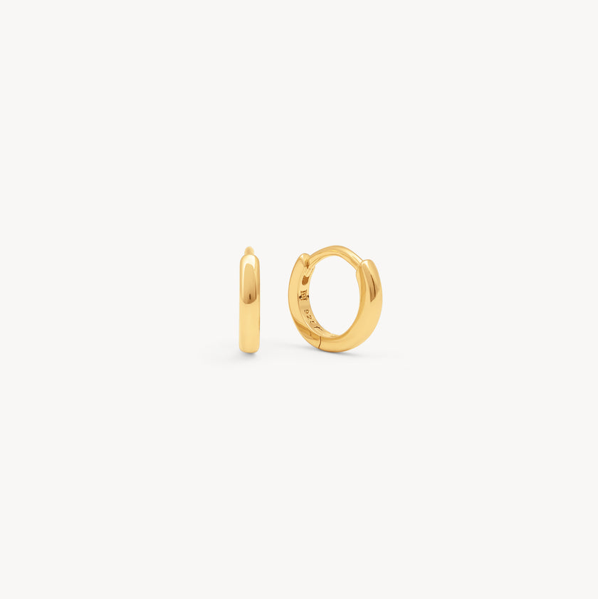 Gold Extra Small Hoop Earrings