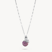 Birthstone Sparkle Zodiac Necklace February Aquarius