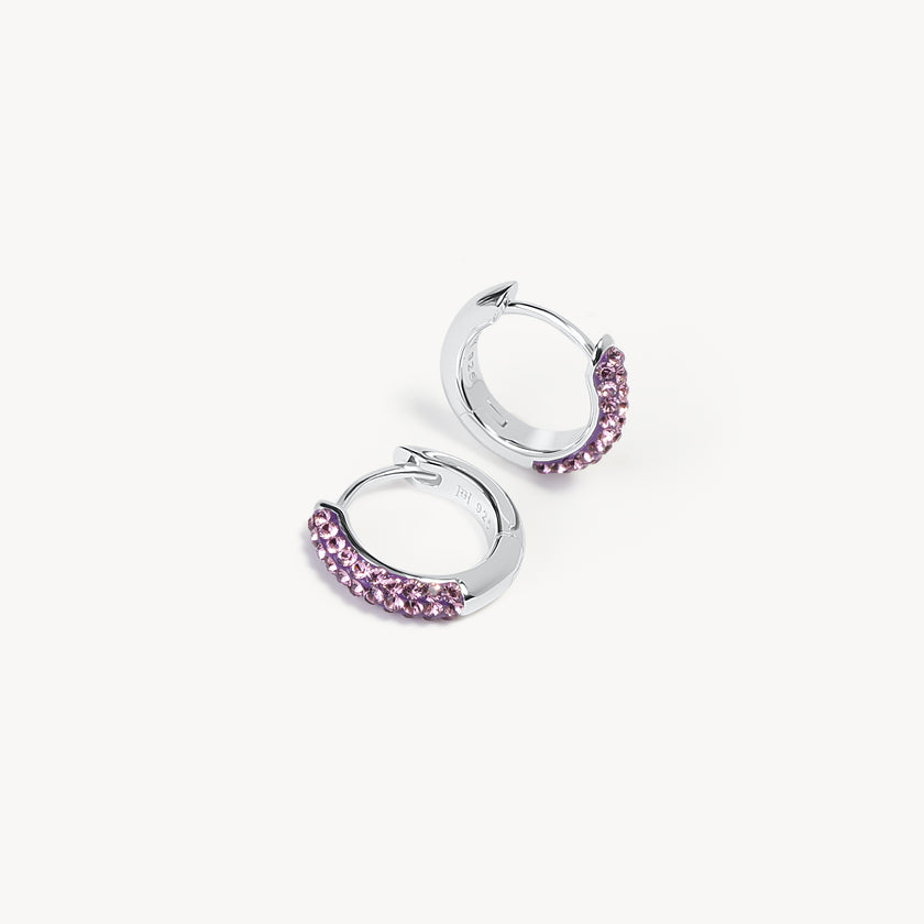 Birthstone Always On Sparkle Hoop Earrings