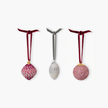 Fuchsia Holiday Lights Ornament Set
