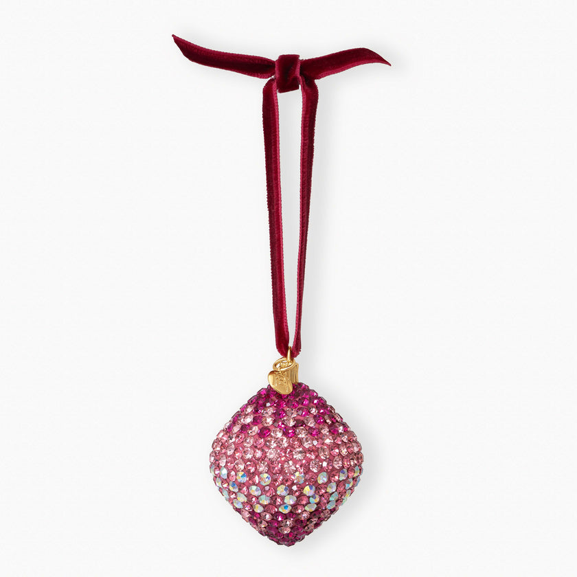 Fuchsia Fade Holiday Lights Ornament