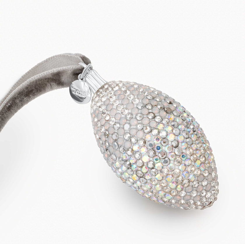 Glitter Holiday Lights Ornament close up