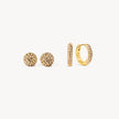 Always On Sparkle Hoops and Studs Gift Set Gold