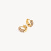 Gold Mini Sparkle Hoop Earrings