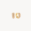 Gold Mini Sparkle Hoop Earrings