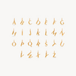Gold Letter Charms