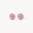 Medium H&B Pink Sparkle Ball™ Stud Earrings