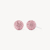 Medium H&B Pink Sparkle Ball™ Stud Earrings