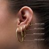 Hoop Earring Size Comparison