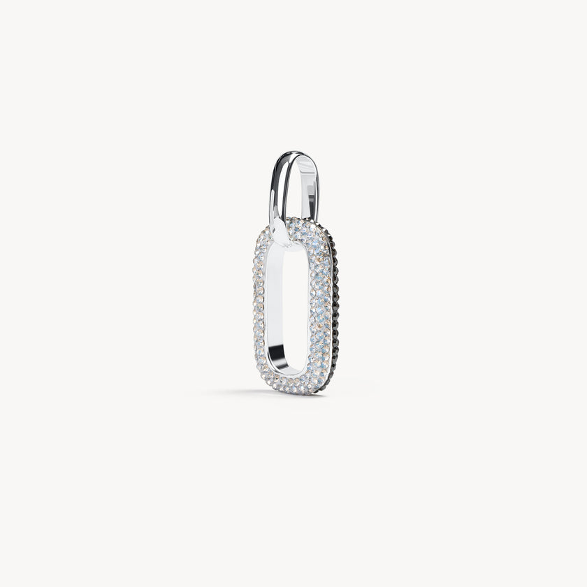Sparkle Reversible Charm Hematite/Moonlight